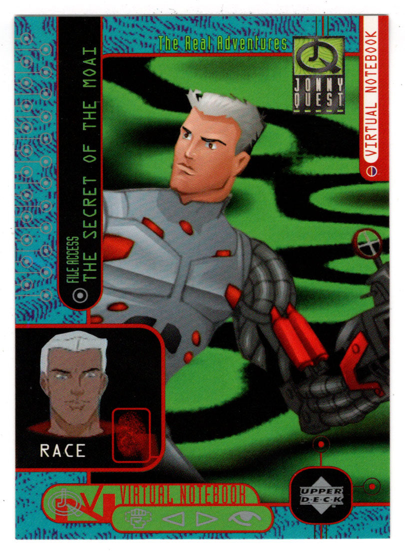 Race Bannon - Secret of the Moai (Trading Card) Jonny Quest - 1996 Upper Deck # 23 - Mint