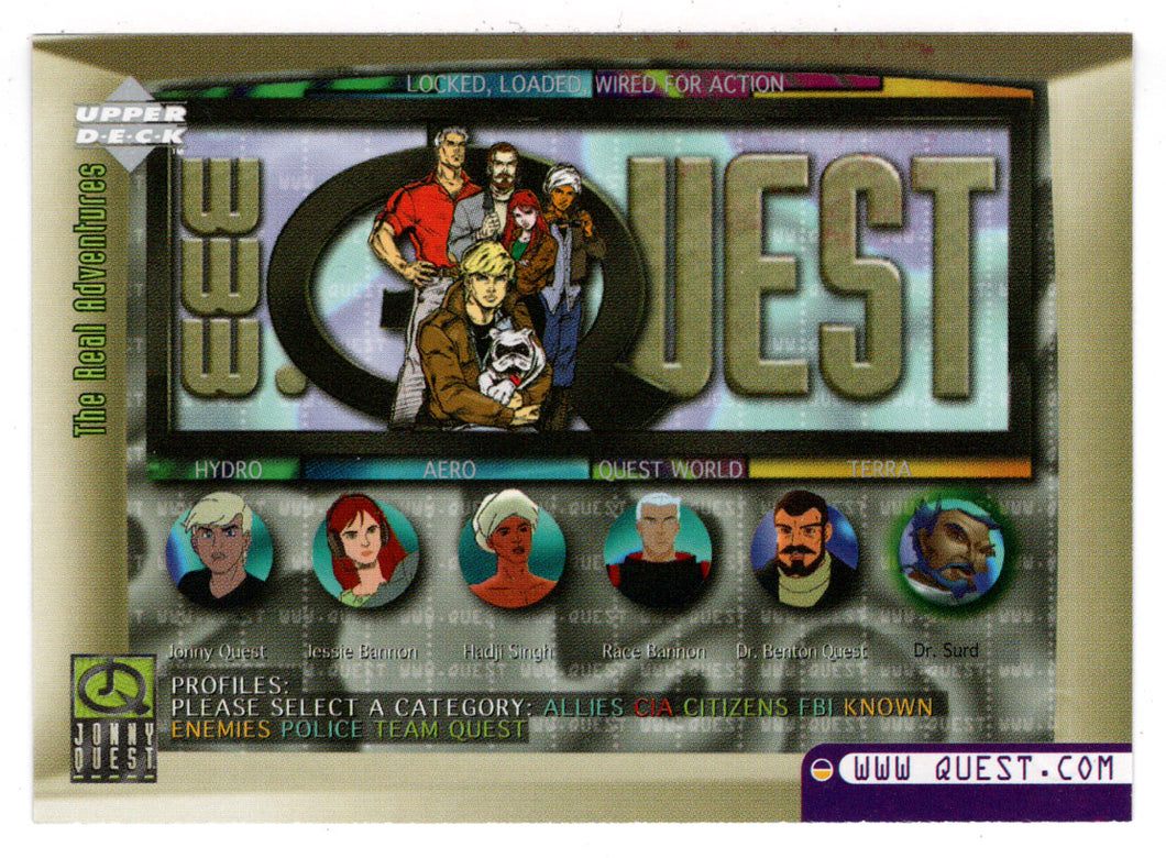 Dr. Jeremiah Surd - Escape to QuestWorld (Trading Card) Jonny Quest - 1996 Upper Deck # 35 Mint