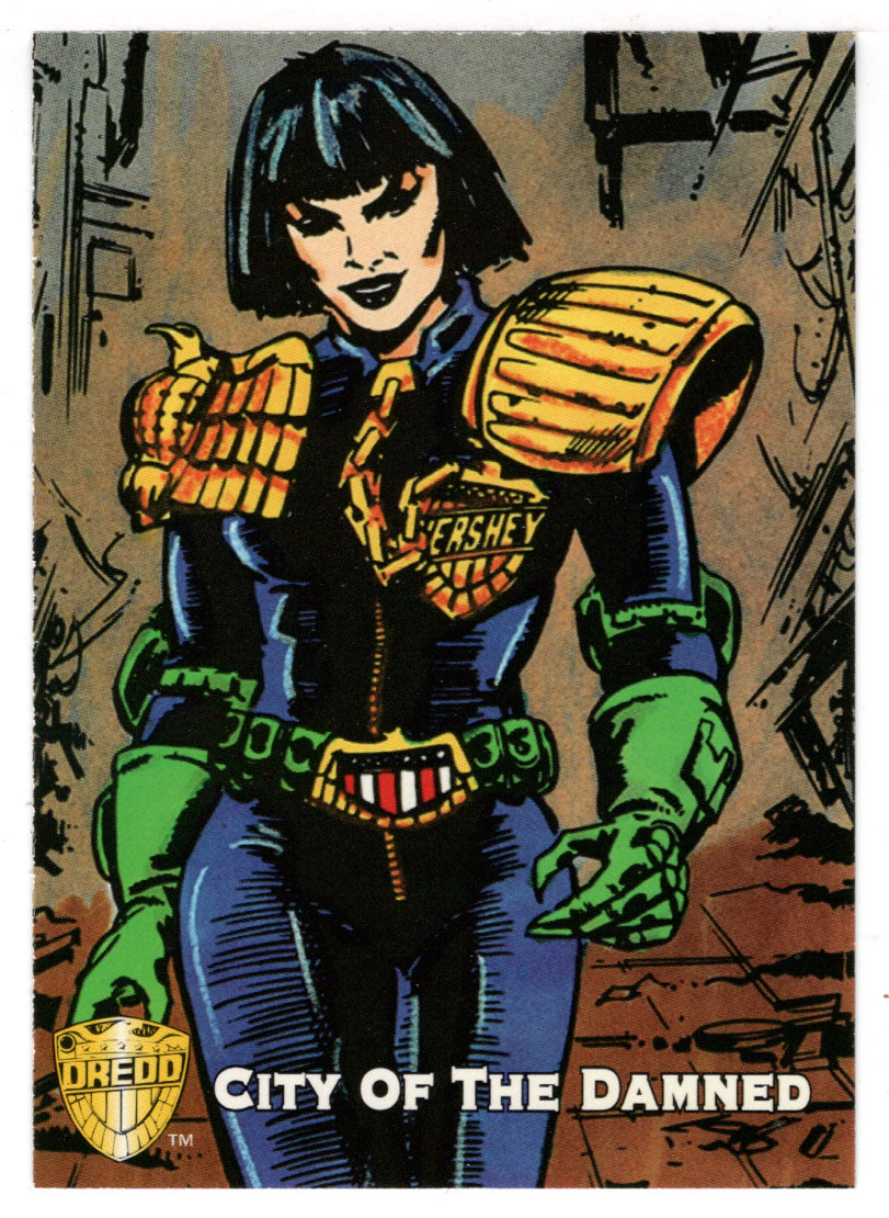 Damned Hershey (Trading Card) Judge Dredd - The Epics - 1995 Edge Cards # 45 - Mint