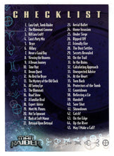 Load image into Gallery viewer, Checklist (Trading Card) Lara Croft Tomb Raider - 2001 Inkworks # 90 - Mint
