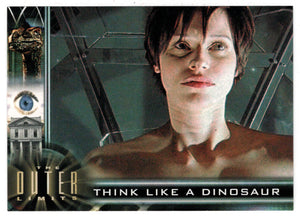 Terrified by Her Brush with Death (Trading Card) The Outer Limits - Sex, Cyborgs & Science Fiction - 2003 Rittenhouse Archives # 64 - Mint