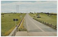 Entrance to Beautiful Nova Scotia, Canada Vintage Original Postcard # 0004 - Post Marked August 25, 1970