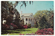 Southern Mansion, Florida, USA Vintage Original Postcard # 0006 - Post Marked March 6, 1969