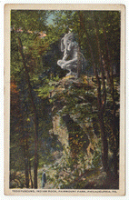 Load image into Gallery viewer, Indian Rock, Philadelphia, Pennsylvania, USA Vintage Original Postcard # 0025 - 1940&#39;s
