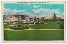 Load image into Gallery viewer, Ocean Grove, New Jersey, USA Vintage Original Postcard # 0030 - Post Marked July 28, 1934
