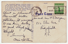 Load image into Gallery viewer, Jacksboro Highway, Fort Worth, Texas, USA Vintage Original Postcard # 0045 - Post Marked May 31, 1943
