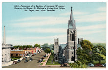 Load image into Gallery viewer, St. Matthew's Abbey, Laramie, Wyoming, USA Vintage Original Postcard # 0059 - New, 1940's
