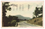 Skyline Drive through the Mountains in Virginia, USA Vintage Original Postcard # 0067 - Post Marked June 23, 1942