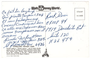 Walt Disney World, Florida, USA - Strolling Topiary Lane Vintage Original Postcard # 0091 - 1980's