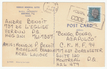Load image into Gallery viewer, McGill University, Montreal, Quebec, Canada - Roddick Memorial Gates Vintage Original Postcard # 0105 - Post Marked October 18, 1983

