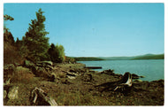 Wilderness and Beauty on our Canadian Lakes, Quebec, Canada Vintage Original Postcard # 0109 - Post Marked October 18, 1983