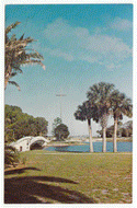 Beacon of Faith, Cross & Bridge, St. Augustine, Florida, USA Vintage Original Postcard # 0131 - New - 1960's