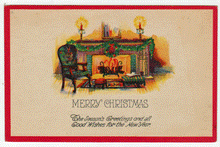 Load image into Gallery viewer, Merry Christmas Vintage Original Postcard # 0158 - Early 1900's
