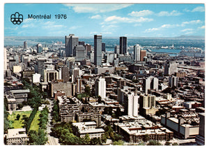 Montreal, Quebec, Canada - 1976 Montreal Olympic Card Vintage Original Postcard # 0185 - 1976