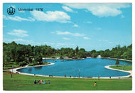 Beaver Lake, Mount Royal Park, Montreal, Quebec, Canada - 1976 Montreal Olympic Card Vintage Original Postcard # 0186 - 1976