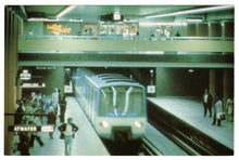 Load image into Gallery viewer, Montreal Subway - The Metro, Montreal, Quebec, Canada Vintage Original Postcard # 0188 - 1980&#39;s

