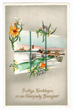 Load image into Gallery viewer, Happy New Year - Gelukkig Nieuwjaar Vintage Original Postcard # 0202 - Post Marked December 21, 1972
