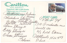 Load image into Gallery viewer, Carillon Hotel, Miami Beach, Florida, USA Vintage Original Postcard # 0211 - 1980&#39;s

