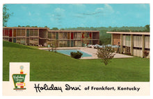 Load image into Gallery viewer, Holiday Inn, Frankfort, Kentucky, USA Vintage Original Postcard # 0222 - Post Marked October 19, 1972
