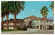 Pacific Park Motel, Santa Barbara, California, USA Vintage Original Postcard # 0225 - Post Marked February 5, 1975