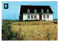 Ile D'Orleans Bas St. Jean Maison Gerard Picard, Quebec, Canada Vintage Original Postcard # 0229 - Post Marked October 4, 1983