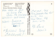Load image into Gallery viewer, Port of Montreal, Quebec, Canada Vintage Original Postcard # 0243 - 1980's
