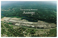 The Growing World of Amway, Ada Michigan, USA Vintage Original Postcard # 0253 - Post Marked October 16, 1983