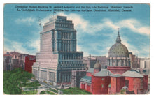 Load image into Gallery viewer, St. James Cathedral, Montreal, Quebec, Canada Vintage Original Postcard # 0257 - Post Marked 1950's
