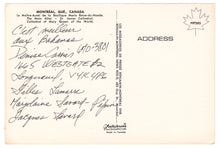 Load image into Gallery viewer, St. James Cathedral, Montreal, Quebec, Canada - The Main Altar Vintage Original Postcard # 0265 - Hand Written 1980's
