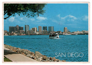 San Diego, California, USA Vintage Original Postcard # 0281 - Post Marked December 4, 1986