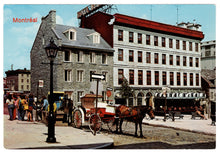 Load image into Gallery viewer, Terraces at Place Jacques-Cartier, Montreal, Quebec, Canada - Vintage Original Postcard # 0296 - 1980's
