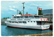 Montreal Harbor Cruises, Montreal, Quebec, Canada - Vintage Original Postcard # 0298 - Post Marked October 1983