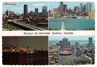 Greetings from Montreal, Quebec, Canada Vintage Original Postcard # 0301 - Hand Written 1980's