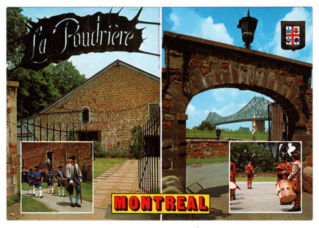 La Poudriere, Ste. Helene, Montreal, Quebec, Canada Vintage Original Postcard # 0302 - 1980's