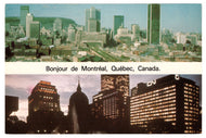 Greetings from Montreal, Quebec, Canada Vintage Original Postcard # 0345 - Post Marked October 5, 1983