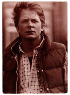 Michael J. Fox Portrait Vintage Original Postcard # 0356 - New, 1980's