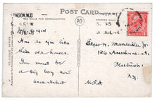 Load image into Gallery viewer, Old Houses, London, England Vintage Original Postcard # 0363 - Post Marked July 3, 1914

