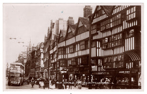 Staple Inn, Holborn, London, England Vintage Original Postcard # 0365 - Early 1900's - Real Photo Card