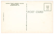 Load image into Gallery viewer, Dauphin County Memorial Building, Elizabethtown, Pennsylvania, USA Vintage Original Postcard # 0381 - New - 1970&#39;s
