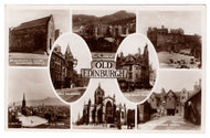 Old Edinburgh, Scotland Vintage Original Postcard # 0407 - 1920's - Real Photo Card