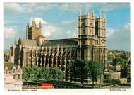 Westminster Abbey, London, England Vintage Original Postcard # 0408 - Post Marked August 18, 1971