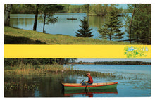 Load image into Gallery viewer, Scenic Summer Canoe Adventure, USA Vintage Original Postcard # 0422 - New - 1960's
