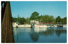 Load image into Gallery viewer, Inner Harbor, Ocean Springs, Mississippi, USA Vintage Original Postcard # 0437 - New, 1970&#39;s

