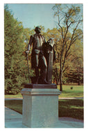George Washington Statue, Richmond, Virginia, USA Vintage Original Postcard # 0447 - 1970's