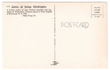 Load image into Gallery viewer, George Washington Statue, Richmond, Virginia, USA Vintage Original Postcard # 0447 - 1970's
