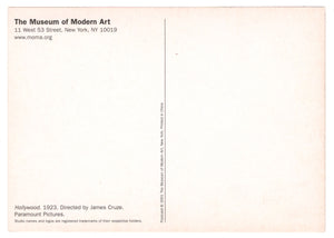 Hollywood - Museum of Modern Art, New York, New York, USA Art Vintage Original Postcard # 0465 - New, 1980's