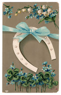 Happy New Year - Bonne Annee Vintage Original Postcard # 0502 - Post Marked January 12, 1908