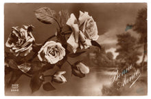 Load image into Gallery viewer, Happy New Year - Bonne Annee Vintage Original Postcard # 0509 - December 30, 1919
