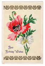 Load image into Gallery viewer, Best Birthday Wishes Vintage Original Postcard # 0523 - New - Early 1900&#39;s
