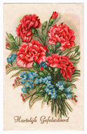 Happy New Year - Gelukkig Nieuwjaar Vintage Original Postcard # 0568 - Post Marked January 8, 1963
